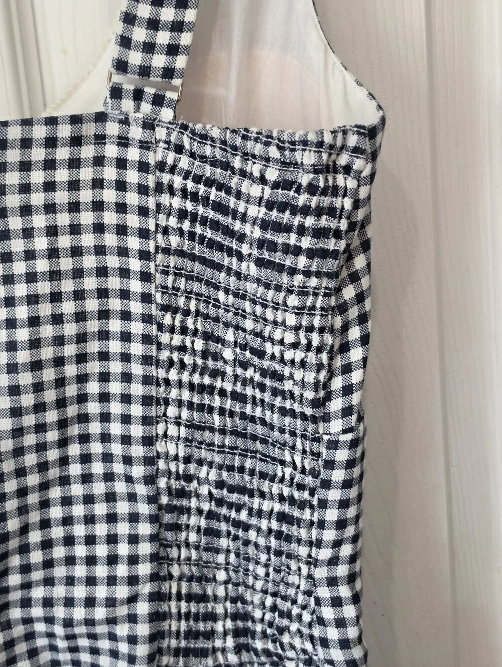Abercrombie and Fitch Linen-Blend A&F Bra-Free Dylan Midi Dress Size Medium NWT